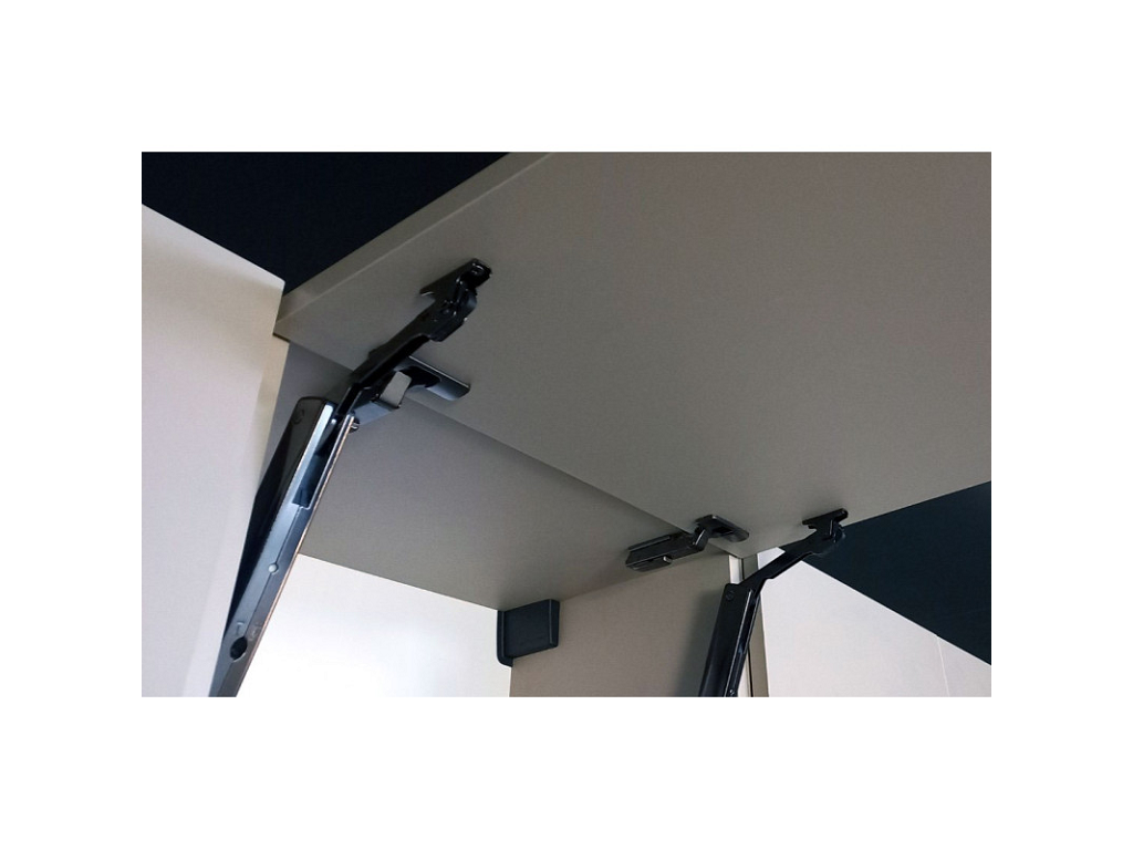 Sollevatore Meccanico Supporto per Sportelli MIinilift New per Frontali 5-6 kg Nero | GTV - immagine 2